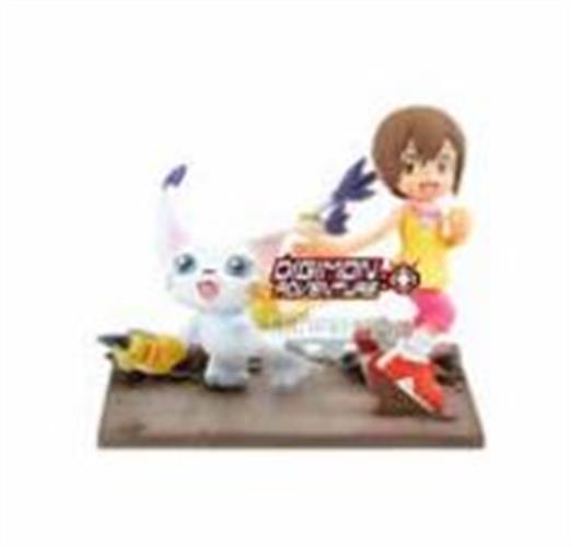 18779 - DIGIMON ADVENTURE - DXF - ADVENTURE ARCHIVES - HIKARI & TAILMON - STATUA 12CM