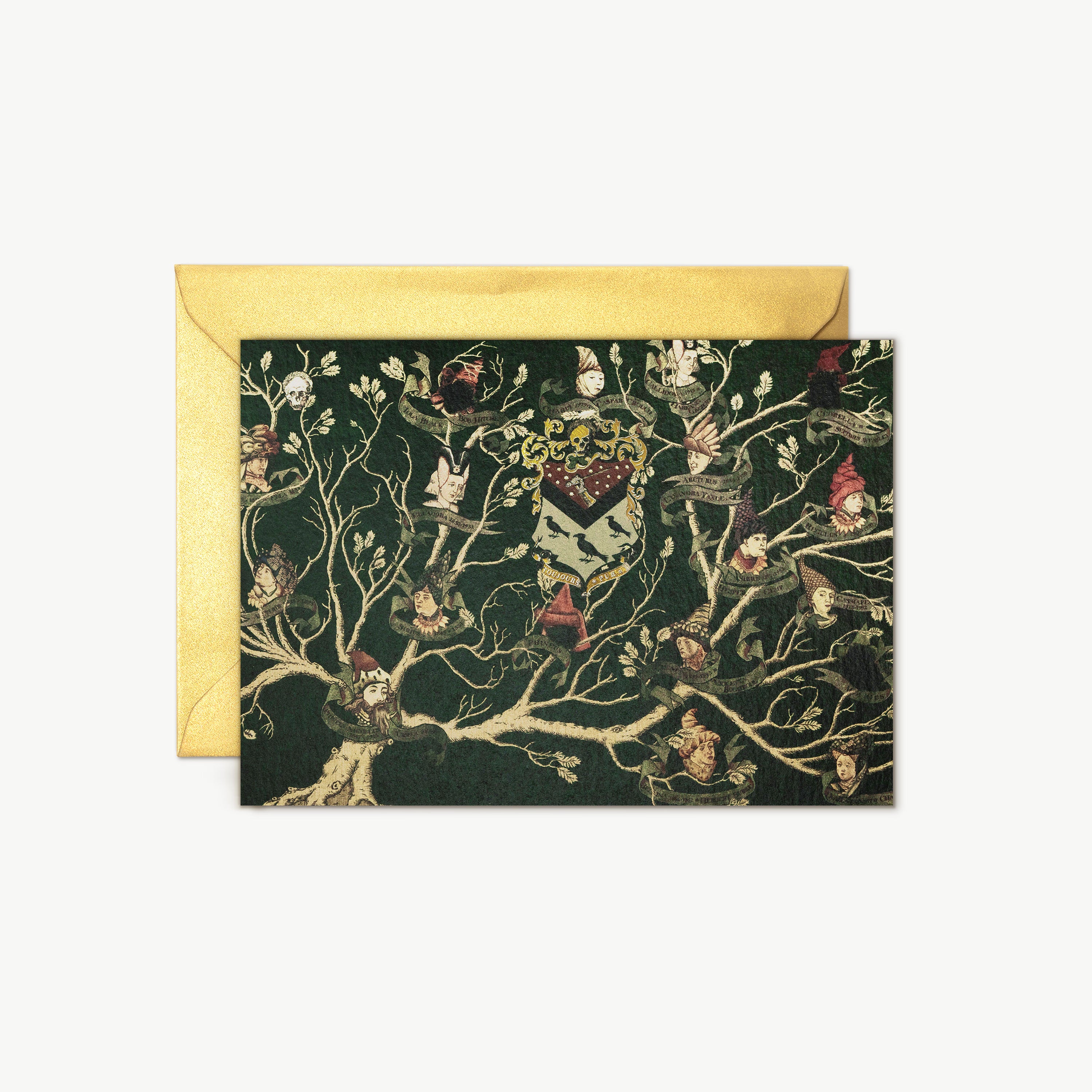 HPCARD40 - HARRY POTTER - BLACK FAMILY TAPESTRY: FAMILY TREE - NOTECARD