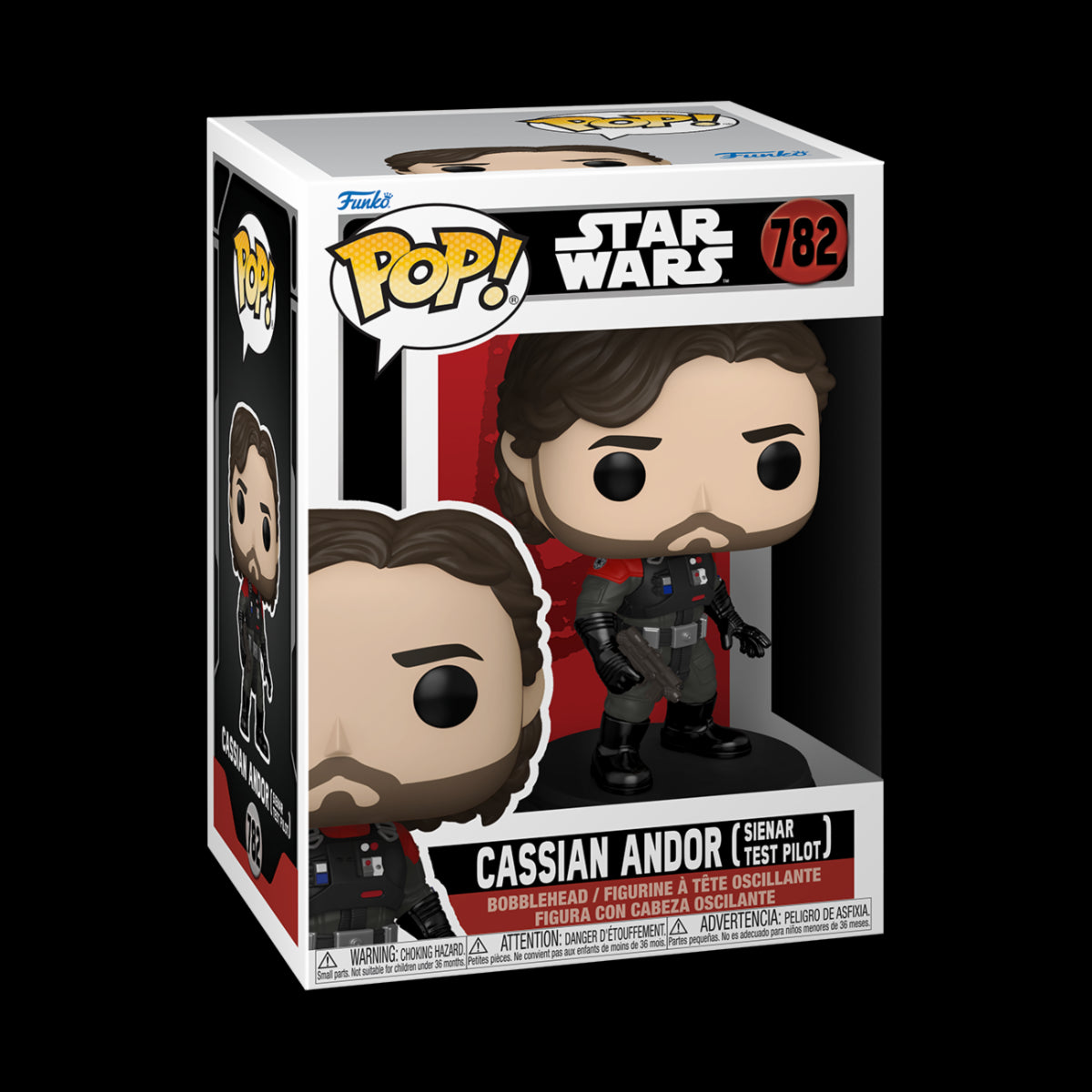 STAR WARS: ANDOR - POP FUNKO VINYL FIGURE 782 CASSIAN TIE FIGHTER REGULAR 9CM