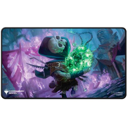 38469 - TAPPETINO - MAGIC: THE GATHERING - COMMANDER SERIES 4 - TINYBONES, TRINKET THIEF (BLACK STITCHED)