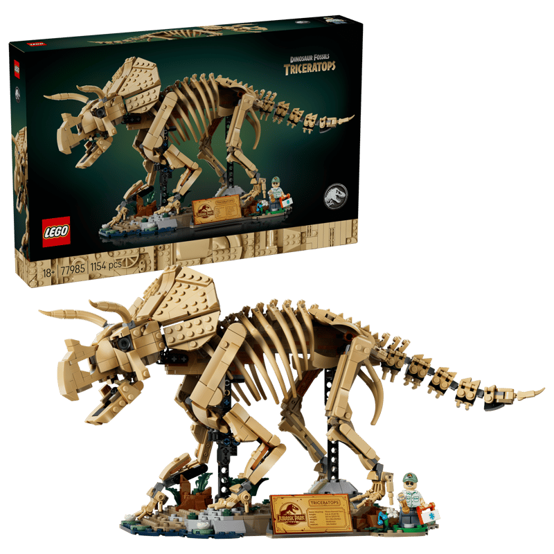 77985 - JURASSIC WORLD - FOSSILI DI DINOSAURO: TRICERATOPO
