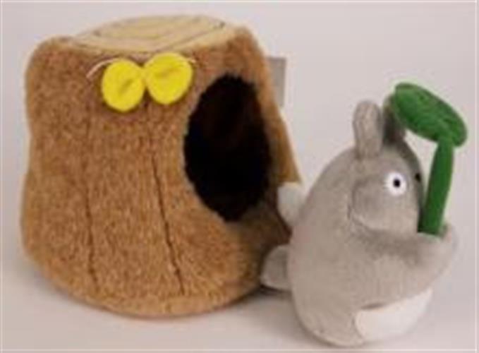 STUDIO GHIBLI - IL MIO VICINO TOTORO - PLUSH TOTORO IN A TREE TRUNK