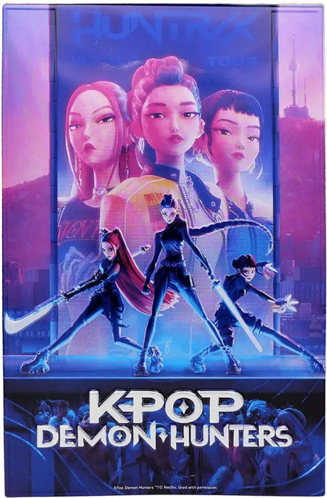 MAP6140 - TARGA IN ALLUMINIO 20X30 CM - KPOP DEMON HUNTERS