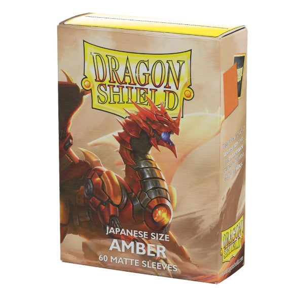 AT-11159 - 60 JAPANESE SIZE MATTE DUAL SLEEVES - AMBER