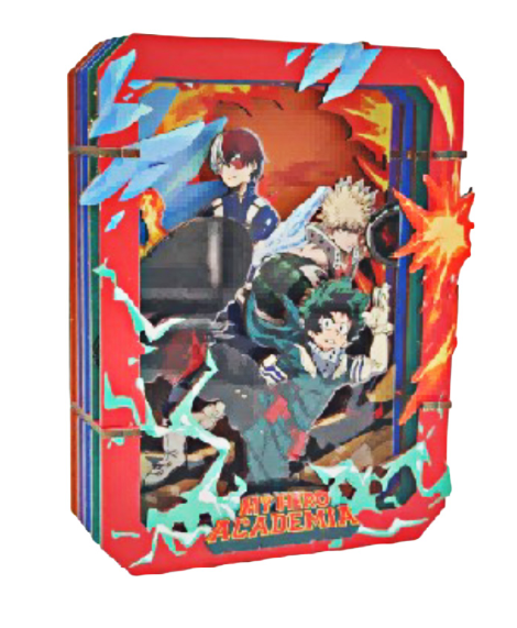 MY HERO ACADEMIA - WOODEN GALLERY - M - HOT - BLOODED BATTLE