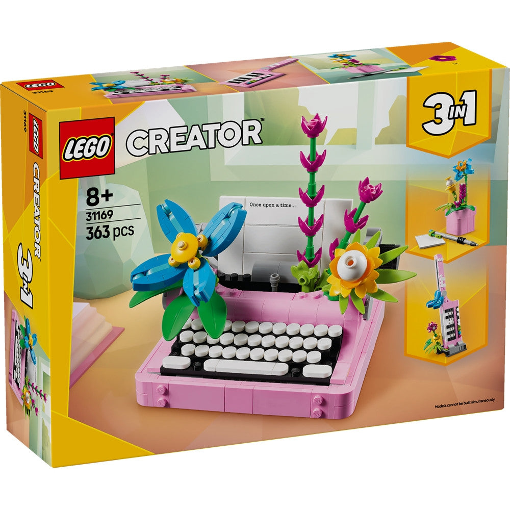 31169 - LEGO CREATOR - MACCHINA DA SCRIVERE CON FIORI