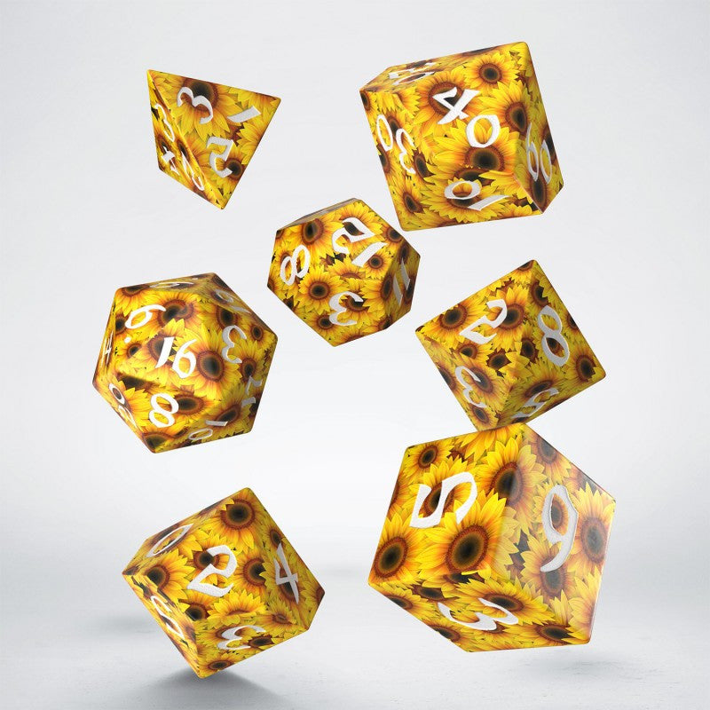 SWSPSUNF - FULL ART DICE SET: SUNFLOWER