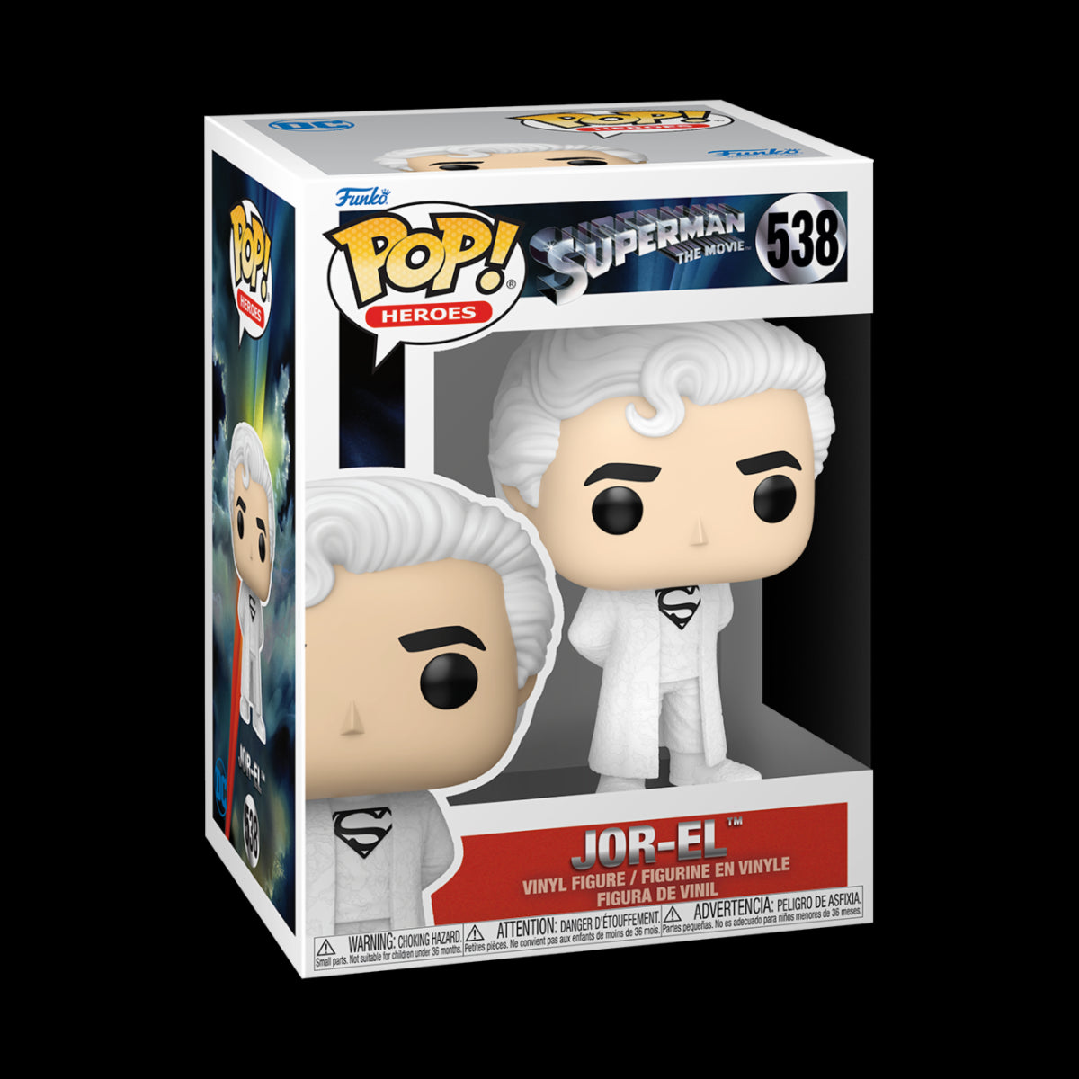 DC COMICS: SUPERMAN (1978) - POP FUNKO VINYL FIGURE 538 JOR-EL 9CM