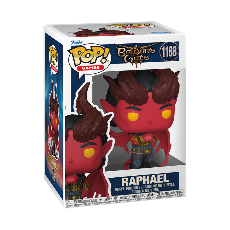 BALDUR'S GATE 3 S3 - POP FUNKO VINYL FIGURE - RAPHAEL (CAMBION DEVIL) 9CM