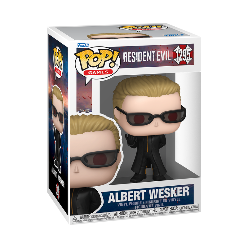 RESIDENT EVIL S2 - POP FUNKO VINYL FIGURE 1295 ALBERT WESKER 9CM