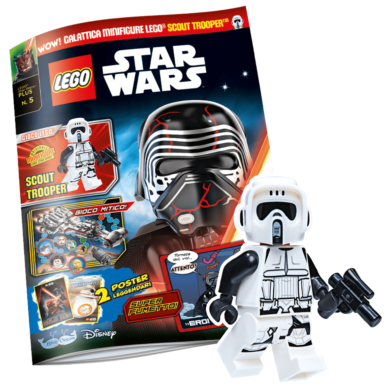 LEGO STAR WARS PLUS N.5 - SCOUT TROOPER