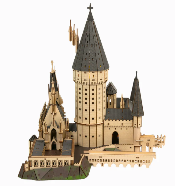 HARRY POTTER - HOGWARTS - THE GREAT HALL - WOODEN SCENE
