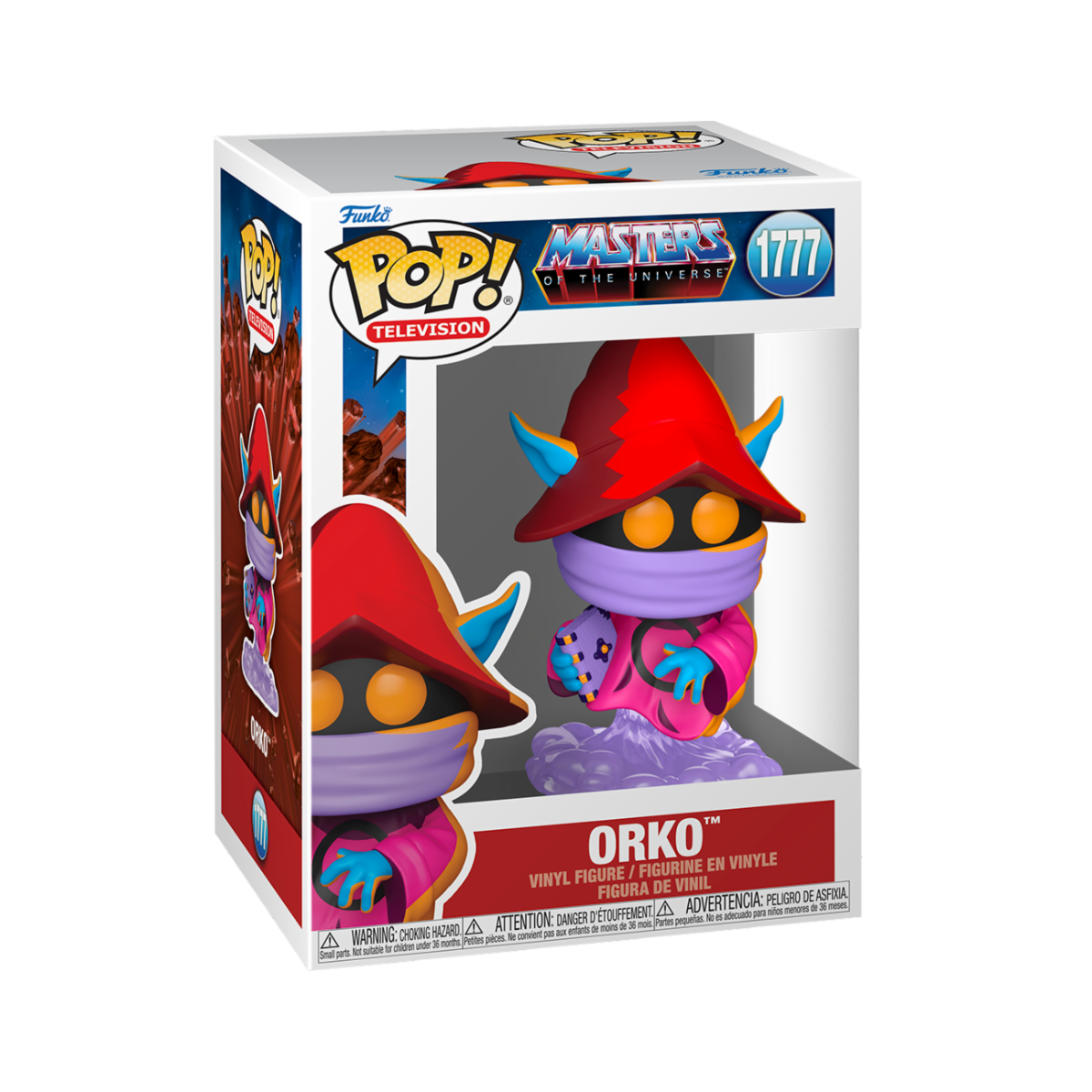 MASTERS OF THE UNIVERSE - POP FUNKO VINYL FIGURE 1777 ORKO 9CM