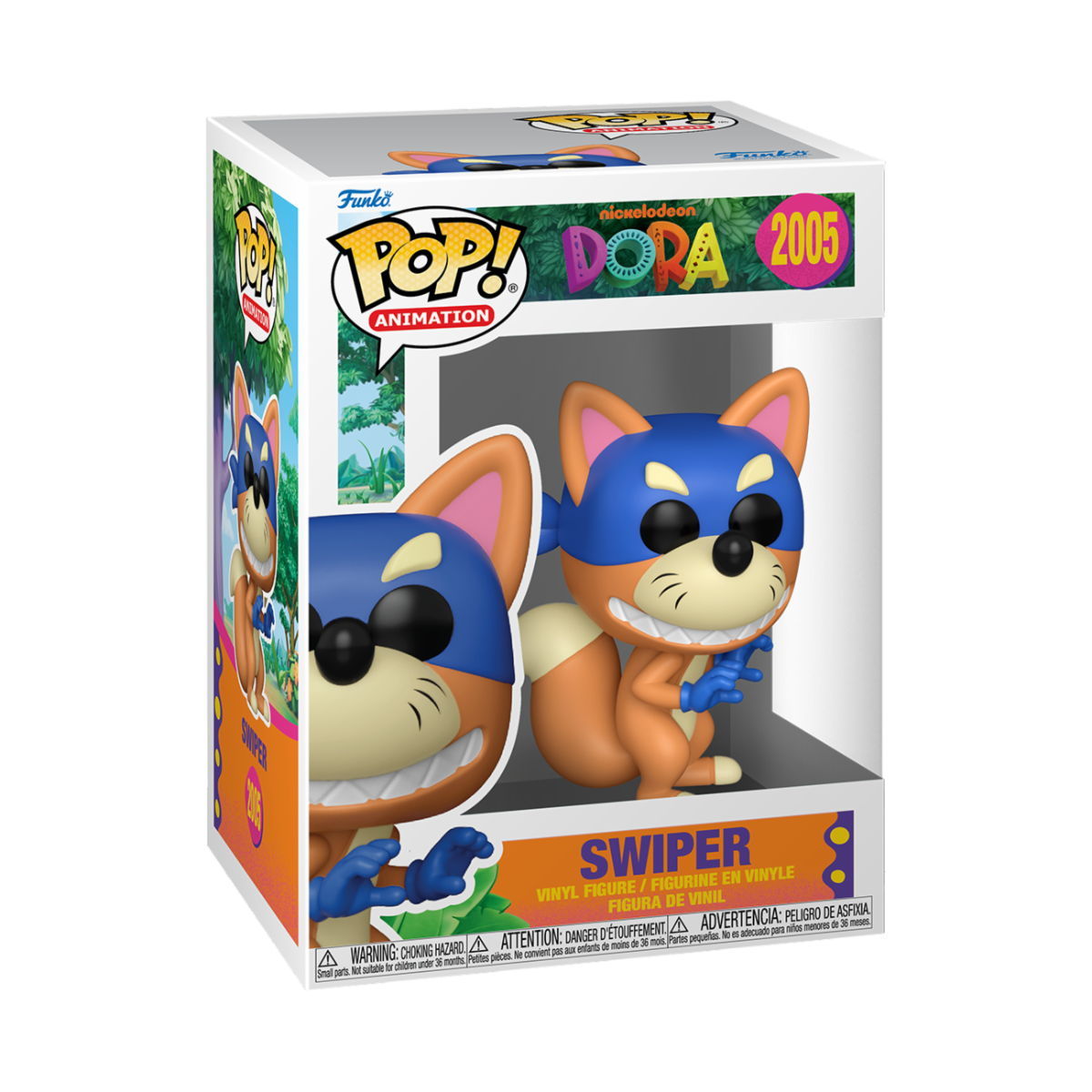 DORA THE EXPLORER - POP FUNKO VINYL FIGURE 2005 SWIPER 9CM