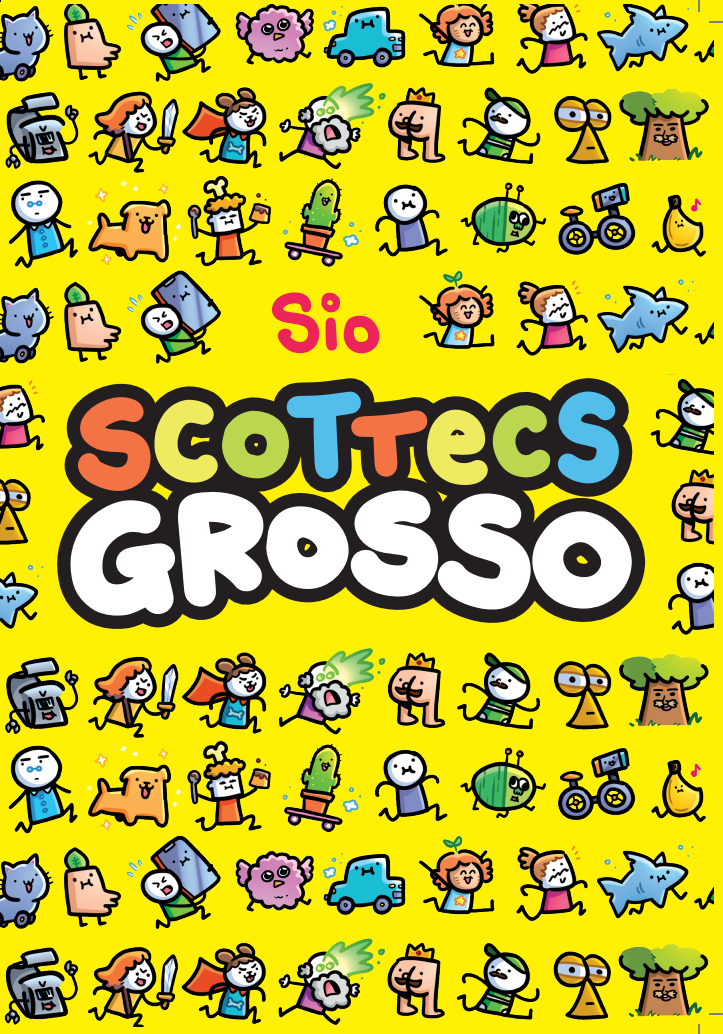 SCOTTECS GROSSO - 100% FUMETTI A COLORI DI SIO - VARIANT FUMETTERIE