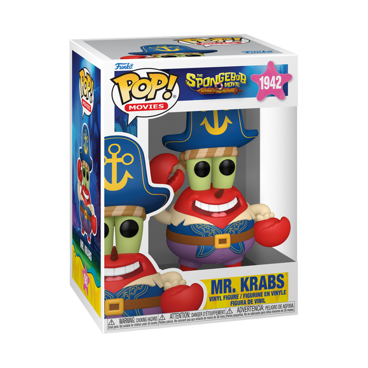 SPONGEBOB - POP FUNKO VINYL FIGURE 1942 MR. KRABS 9CM