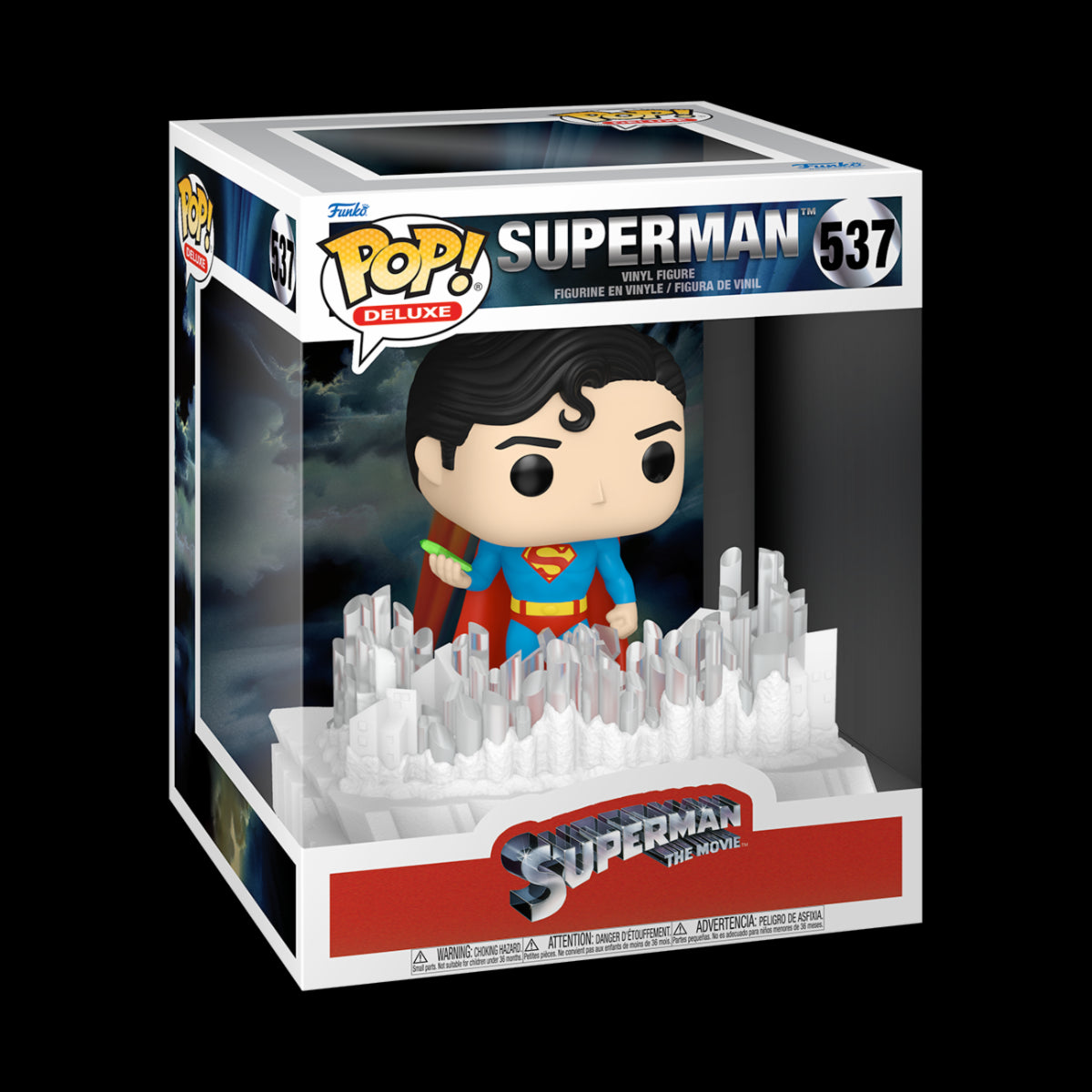 DC COMICS: SUPERMAN (1978) - POP FUNKO DELUXE VINYL FIGURE 537 SUPERMAN(FOS) 15CM