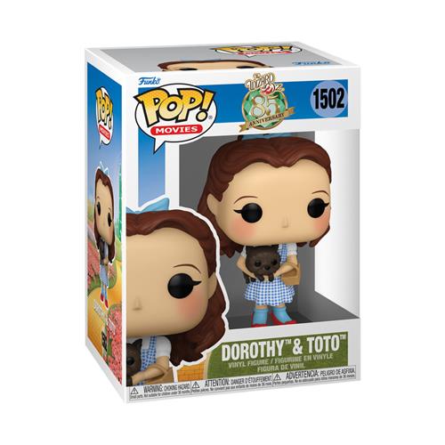THE WIZARD OF OZ: 85TH ANNIVERSARY - POP& BUDDY FUNKO VINYL FIGURE 1502 DOROTHY W/TOTO 9CM