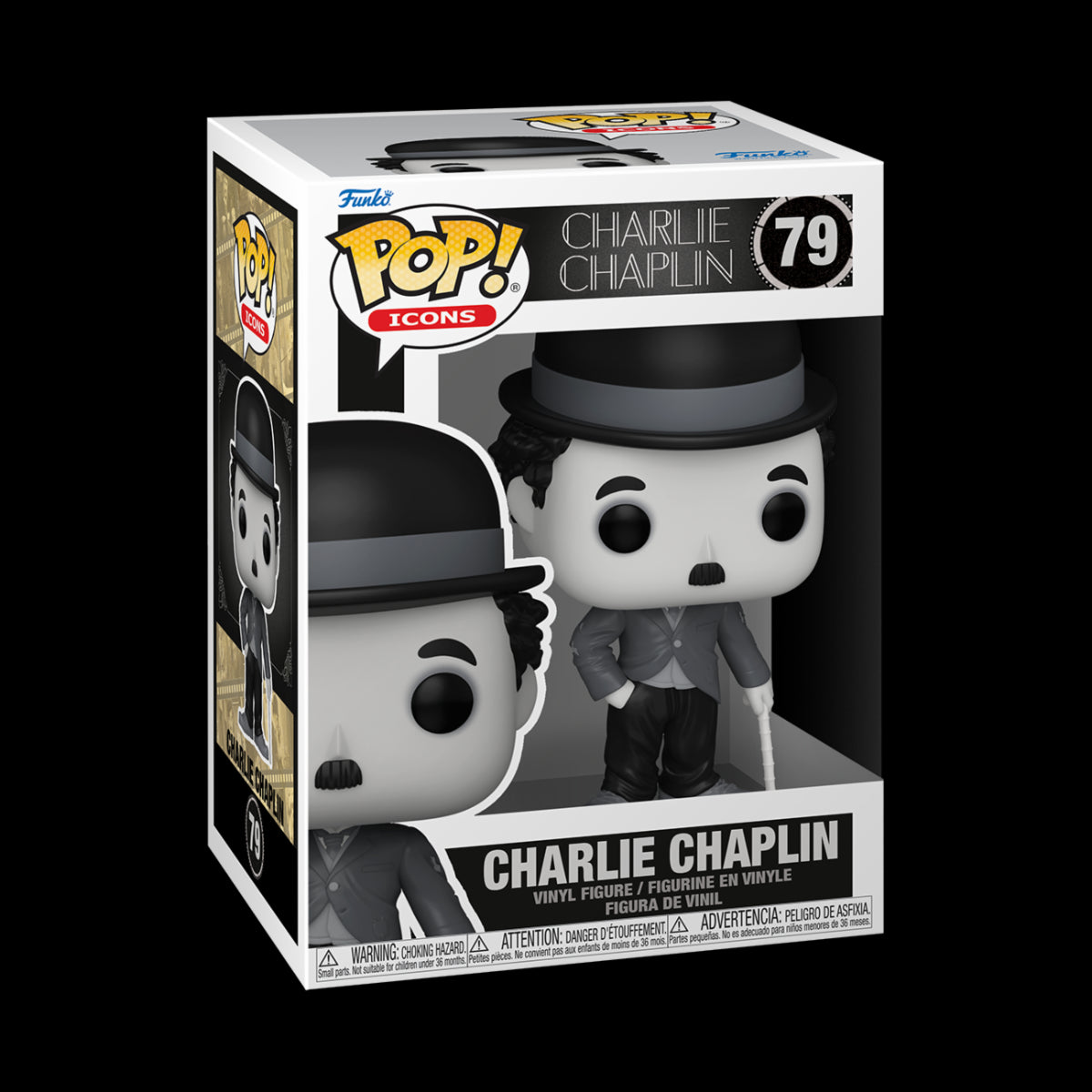 CHARLIE CHAPLIN - POP FUNKO VINYL FIGURE 79 CHARLIE CHAPLIN