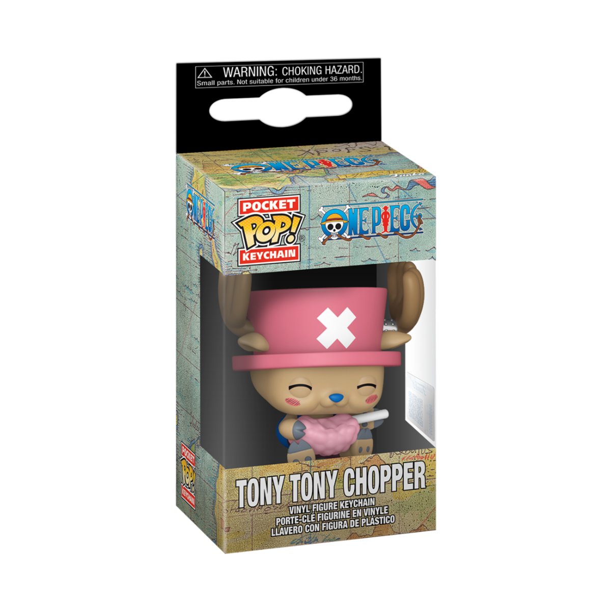 ONE PIECE S13 - POP KEYCHAIN - CHOPPER W/COTTON CANDY 4CM