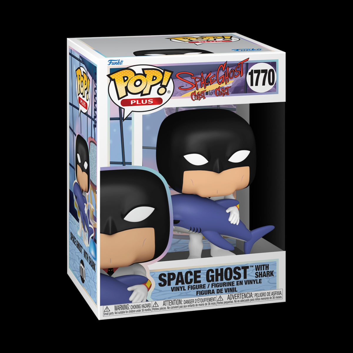 SPACE GHOST - POP FUNKO VINYL FIGURE 1770 SPACE GHOST W/ SHARK