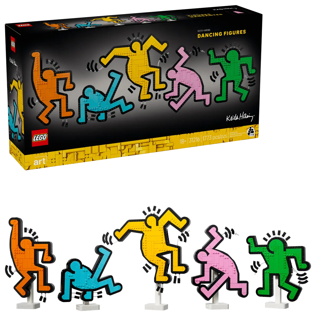 31216 - ART - KEITH HARING - FIGURE DANZANTI