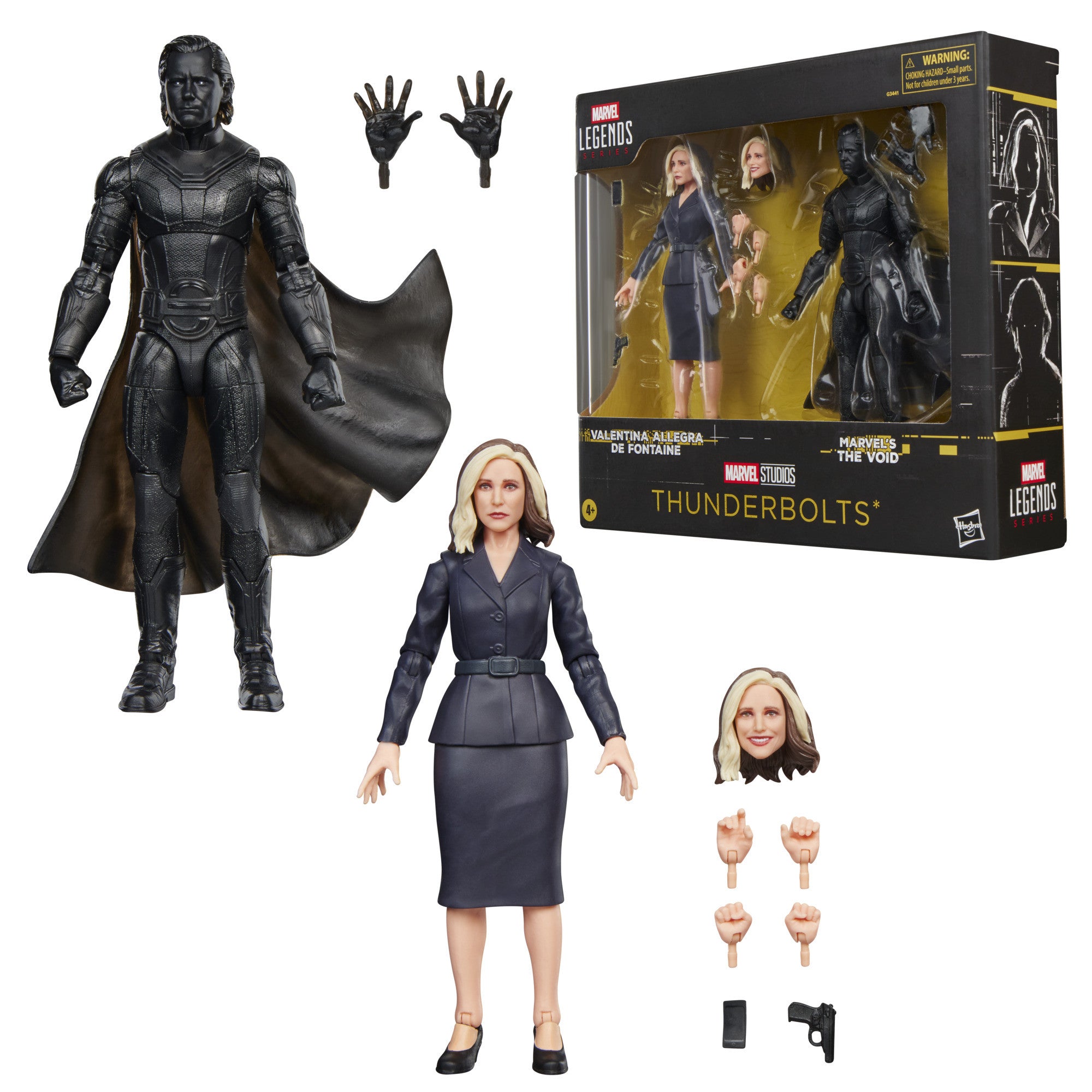 AVENGERS - MARVEL LEGENDS SERIES - VALENTINA ALLEGRA DE FONTAINE E THE VOID - 2 PACK - ACTION FIGURES 15CM
