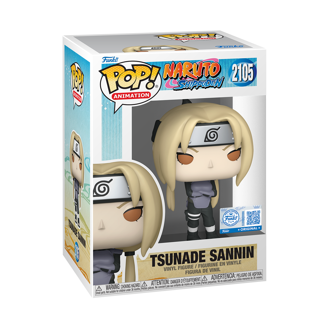 NARUTO SHIPPUDEN - POP FUNKO VINYL FIGURE - TSUNADE SANNIN 9CM FUNSIDE EXCL