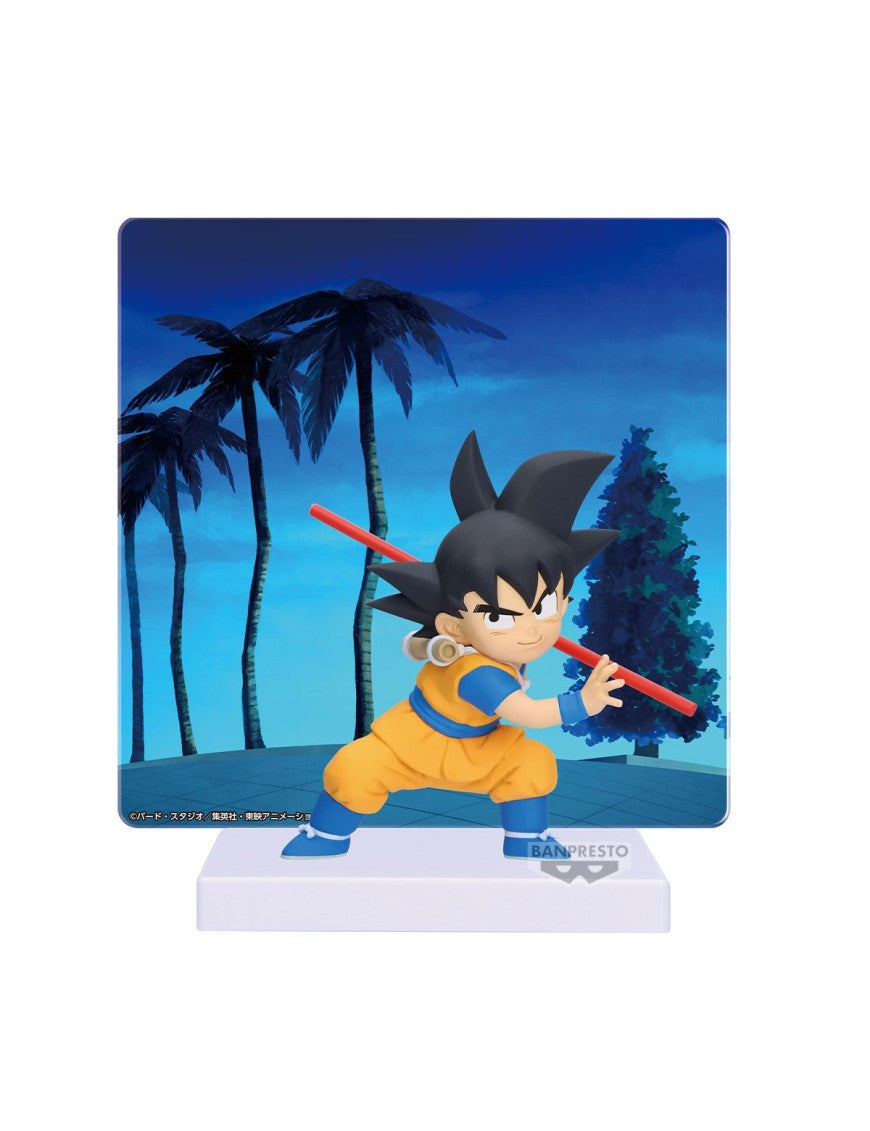 89723 - DRAGON BALL DAIMA - FIGURE WITH PANEL - SON GOKU - MINIFIGURE 7CM