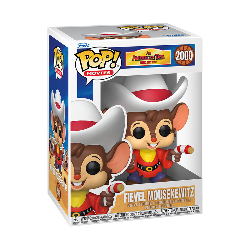 AMERICAN TALE: FIVEL GOES WEST - POP FUNKO VINYL FIGURE 2000 FIEVEL MOUSEKEWITZ 9CM