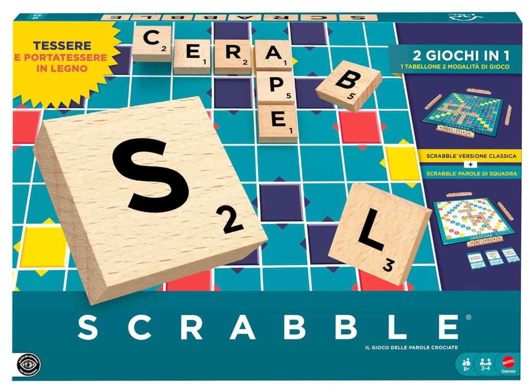 JLJ56 - SCRABBLE WOOD - GIOCO DA TAVOLO