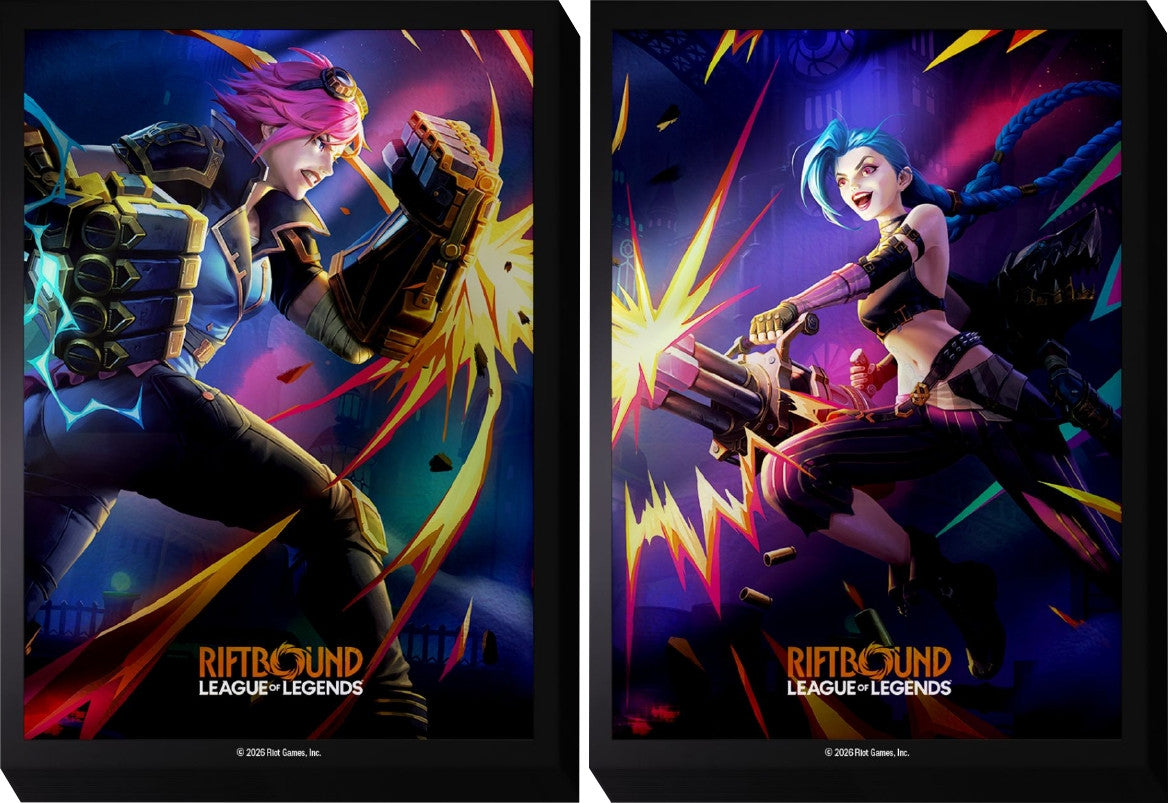 RIFTBOUND - LEAGUE OF LEGENDS - VENDETTA - SLEEVE - VI VS JINX