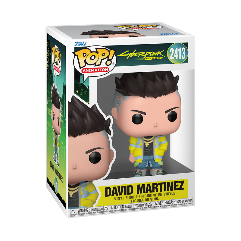 CYBERPUNK EDGERUNNERS S1 - POP FUNKO VINYL FIGURE 2413 DAVID MARTINEZ 9CM