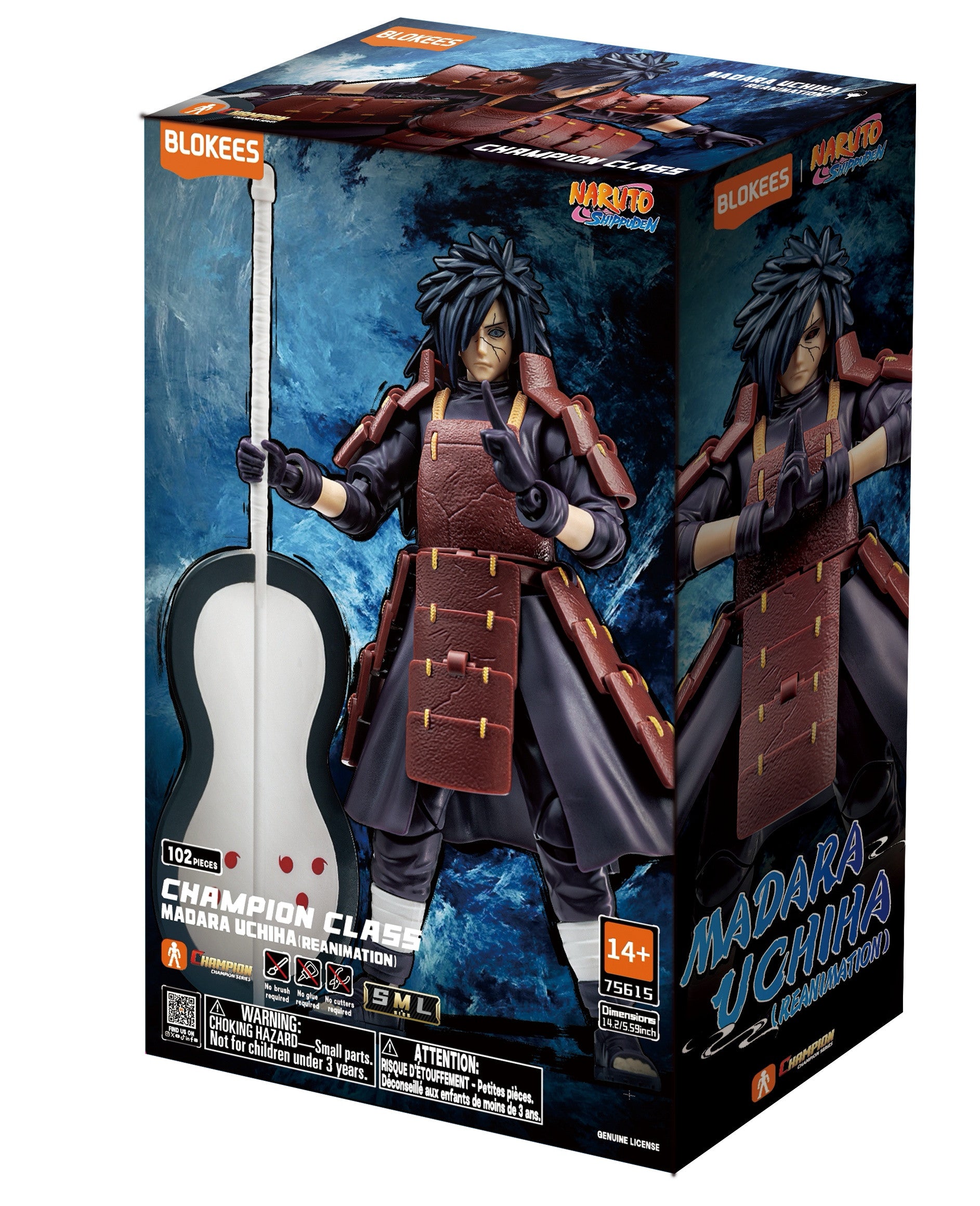 NARUTO SHIPPUDEN - CHAMPION CLASS 05 - MADARA UCHIHA (REANIMATON JUTSU) - MODEL KIT