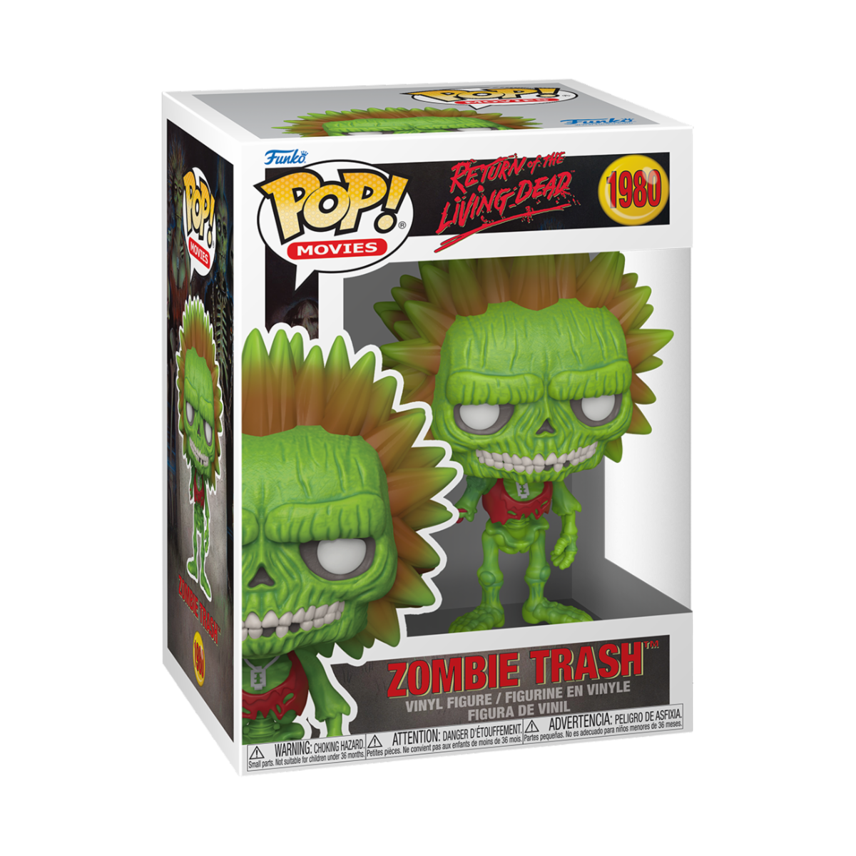 RETURN OF THE LIVING DEAD - POP FUNKO VINYL FIGURE 1980 ZOMBIE TRASH 9CM