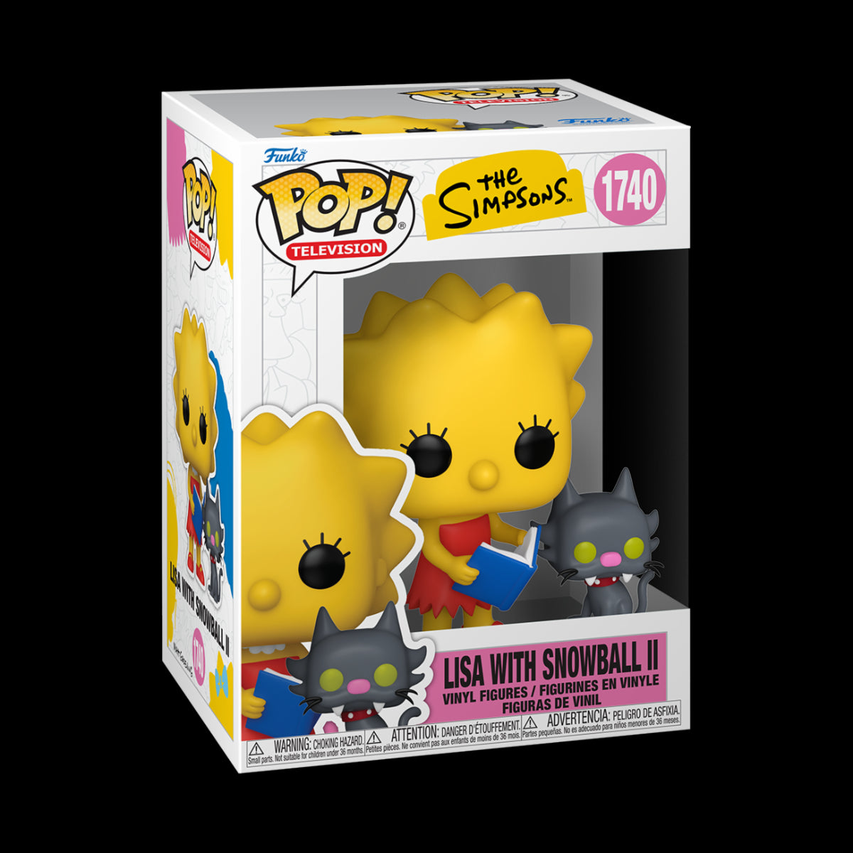 THE SIMPSONS - POP FUNKO VINYL FIGURE 1740 LISA WITH SNOWBALL II 9CM