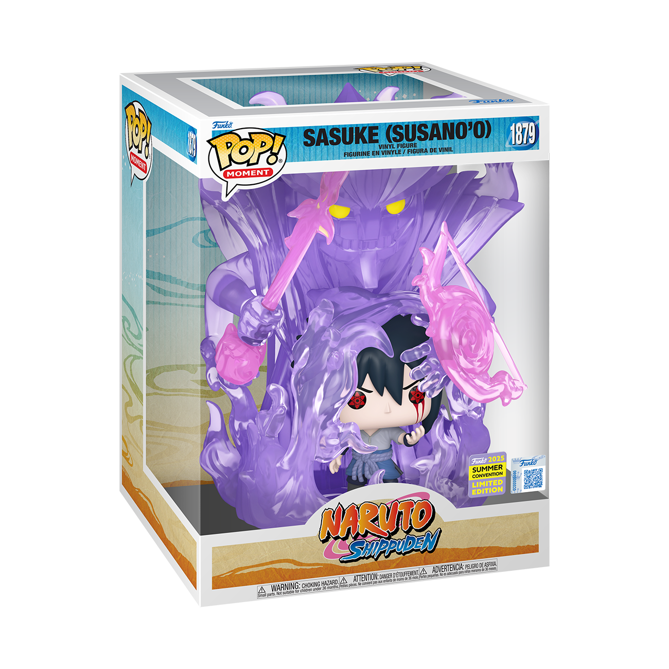 NARUTO - POP FUNKO SUPER VINYL FIGURE - 1879 SASUKE SUSANO'O (TRL) FUNSIDE EXCL