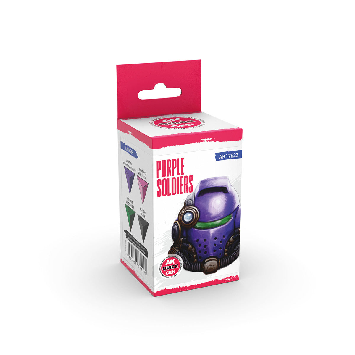 AK17523 - QUICK GEN SET - PURPLE SOLDIERS - SET DA 4 COLORI