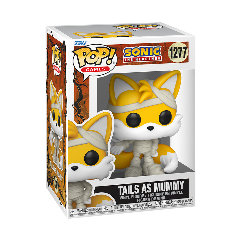SONIC THE HEDGEHOG S11 - POP FUNKO VINYL FIGURE 1277 TAILS AS MUMMY 9CM