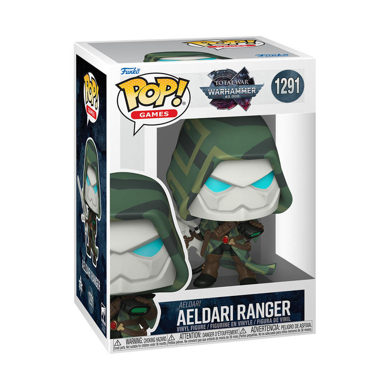 WARHAMMER 40K S2 - POP FUNKO VINYL FIGURE 1291 AELDARI RANGER 9CM