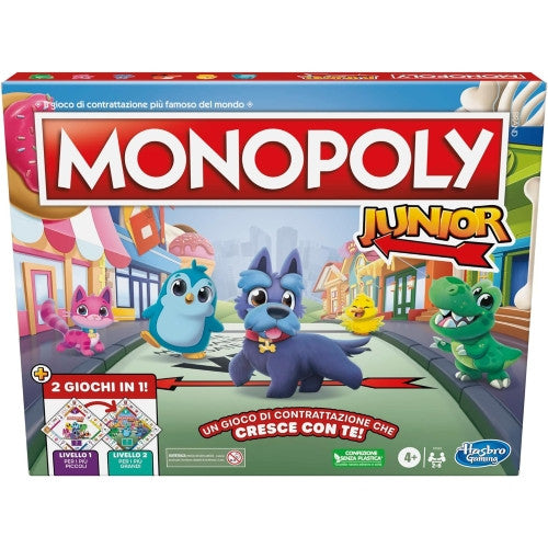 MONOPOLY JUNIOR - 2 GIOCHI IN 1