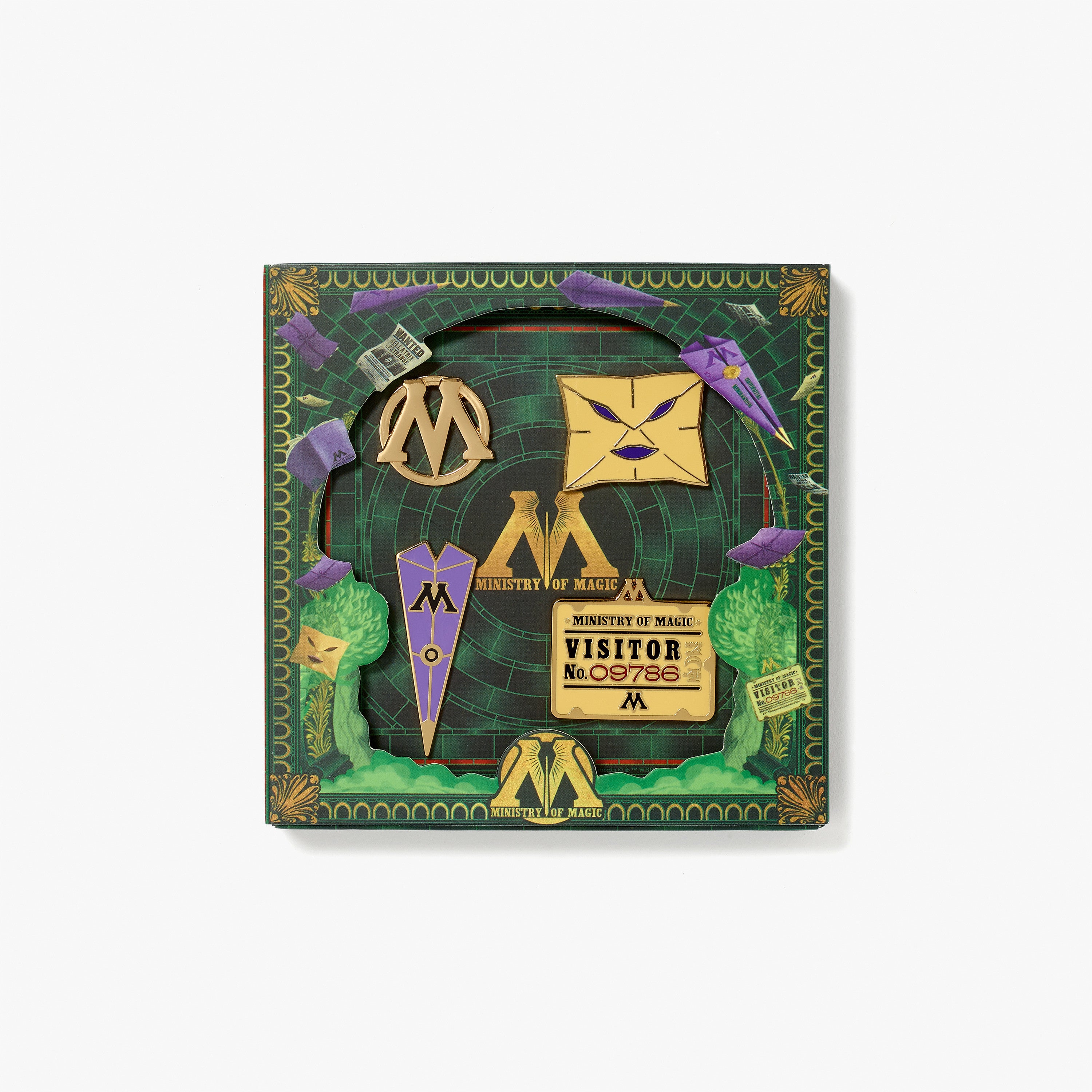 HPMULTIPIN01 - WELCOME TO THE MINISTRY PIN BADGE SET
