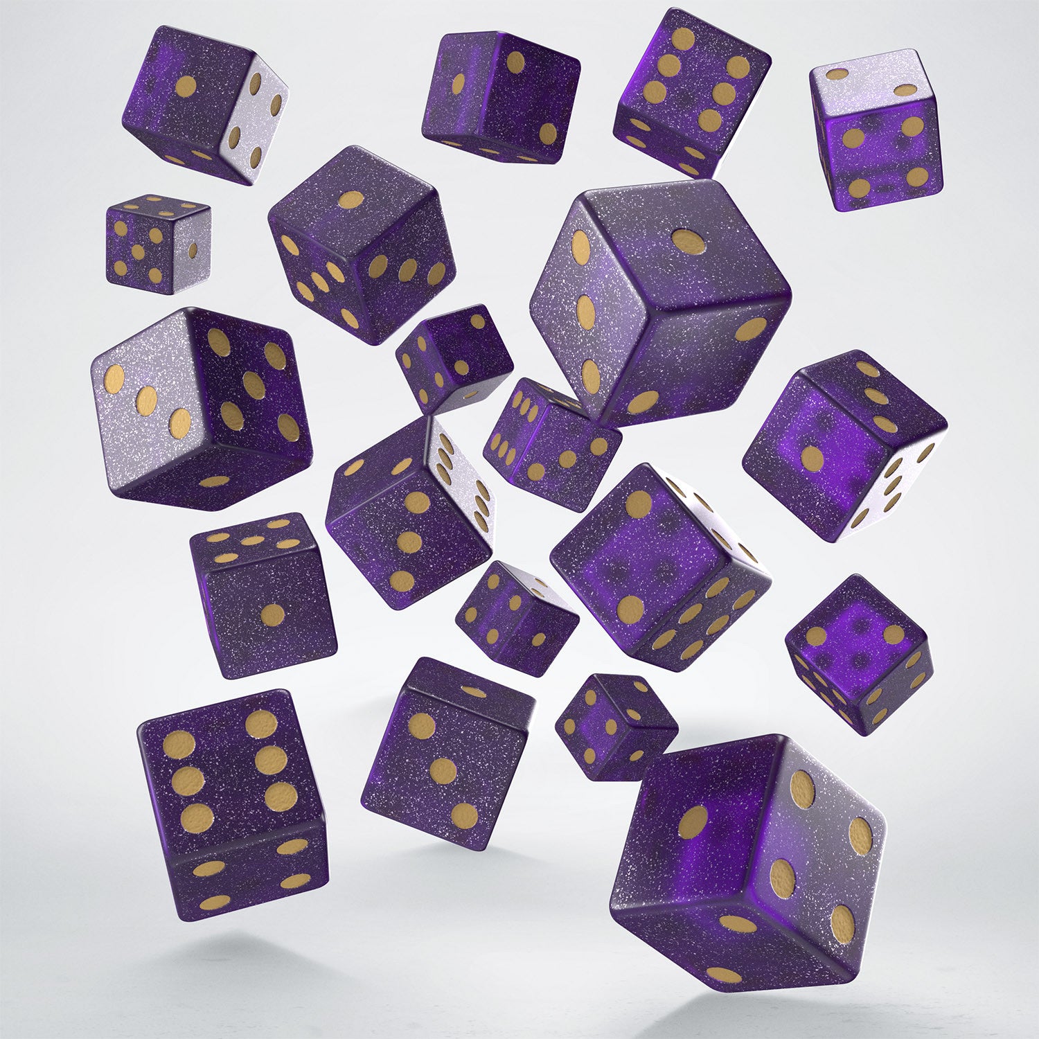 S20605 - FULL PACK OF D6S: SHIMMERING PURPLE & GOLD