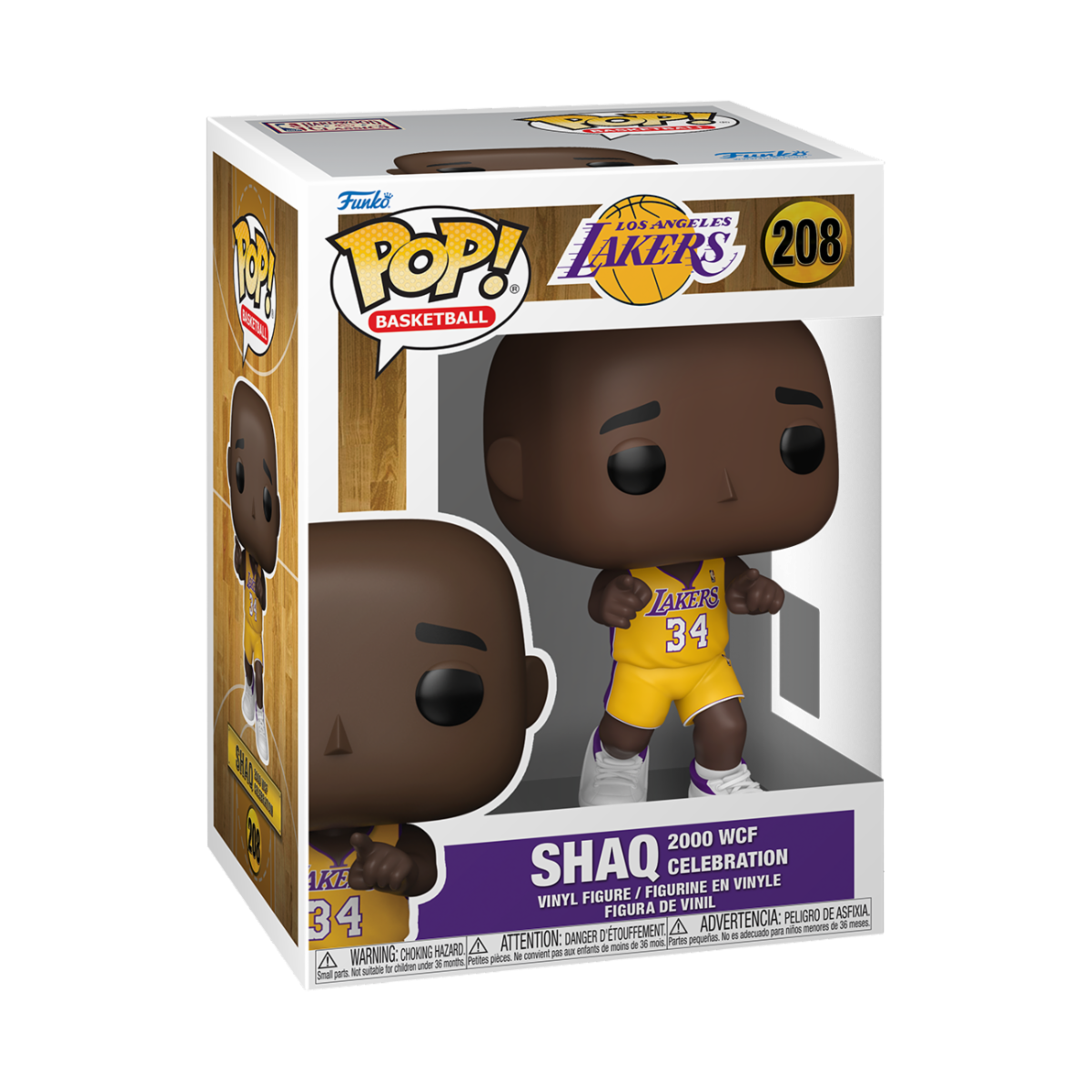 NBA - POP FUNKO VINYL FIGURE 208 SHAQ ('00 WCF CELEBRATION) 9CM