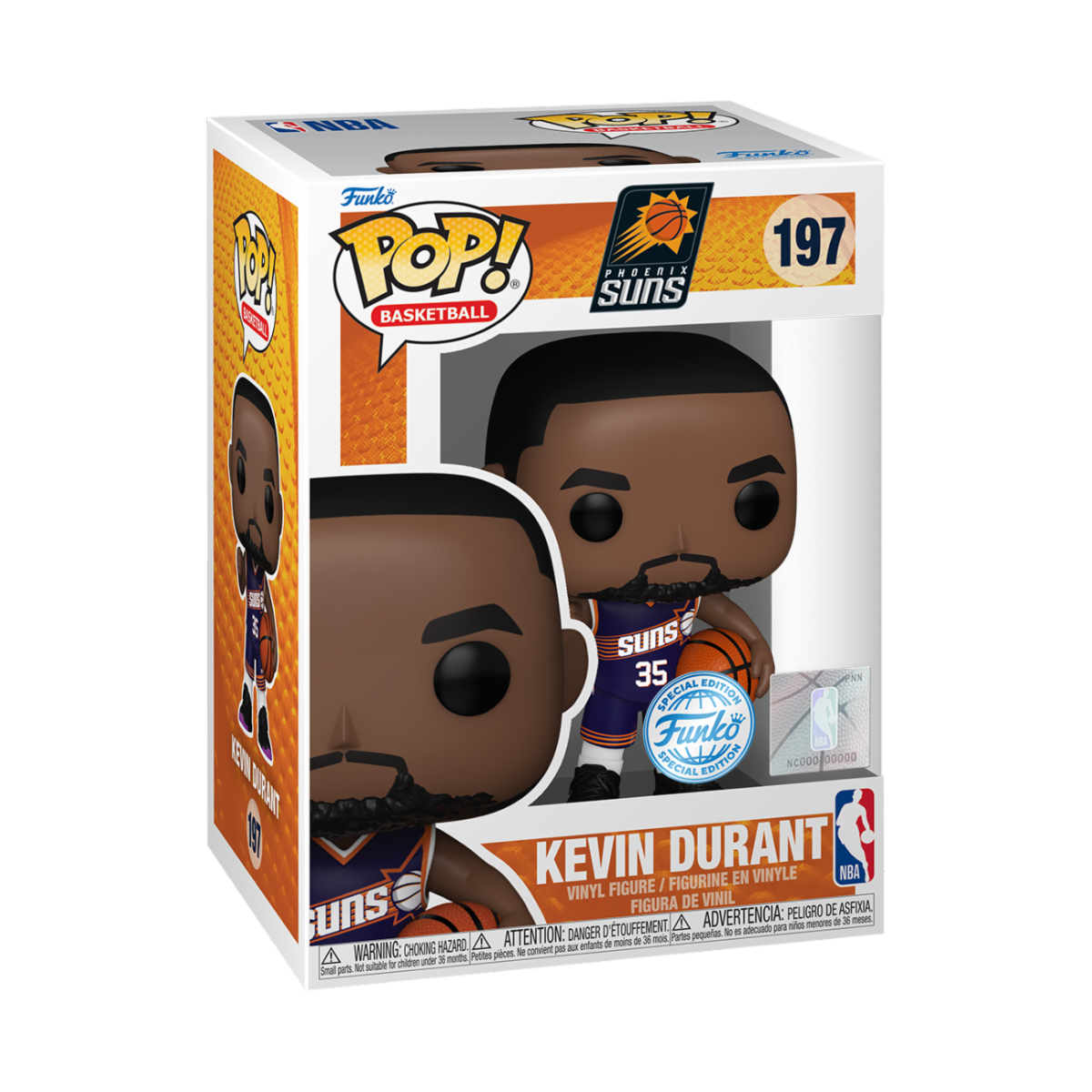 NBA - POP FUNNKO VINYL FIGURE 197 KEVIN DURANT (ICON EDTION) 9CM