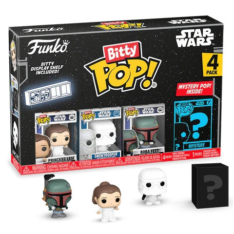 83669 - STAR WARS S2 - FUNKO BITTY POP VINYL FIGURE - LEIA (4PK)