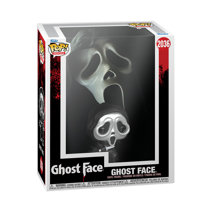 GHOST FACE S2 - POP FUNKO VHS COVER VINYL FIGURE 2036 GHOST FACE 9CM
