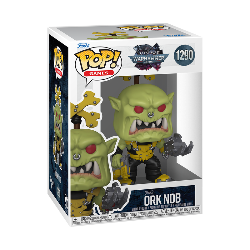 WARHAMMER 40K S2 - POP FUNKO VINYL FIGURE 1290 ORK NOB 9CM