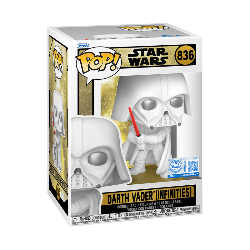 STAR WARS - POP FUNKO VINYL FIGURE 836 DARTH VADER (INFINITIES) 9CM