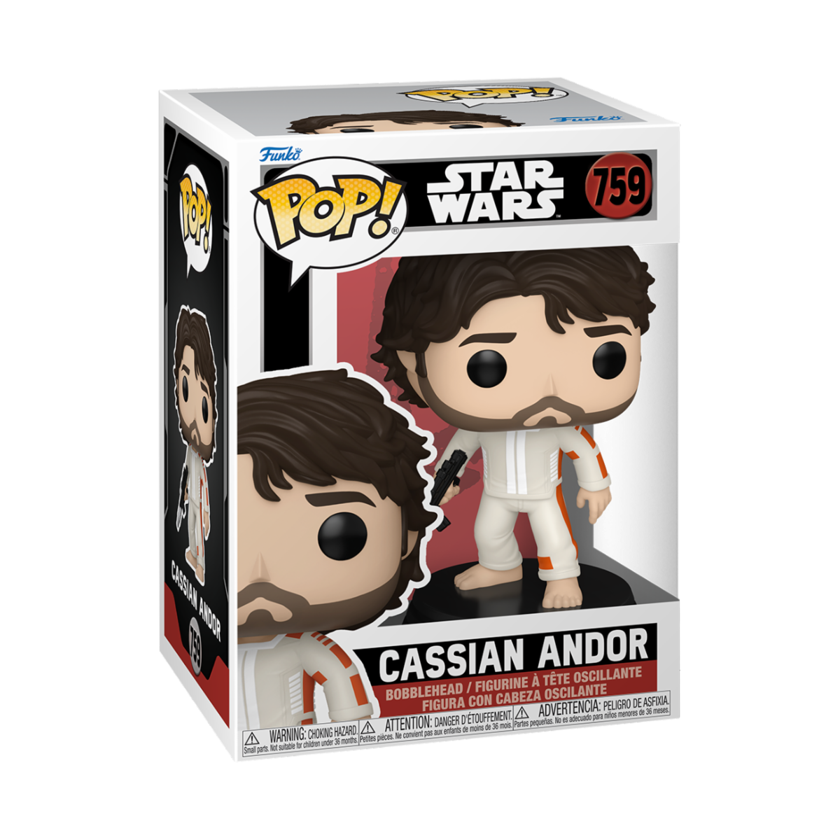 STAR WARS: ANDOR - POP FUNKO VINYL FIGURE 759 CASSIAN ANDOR 9CM